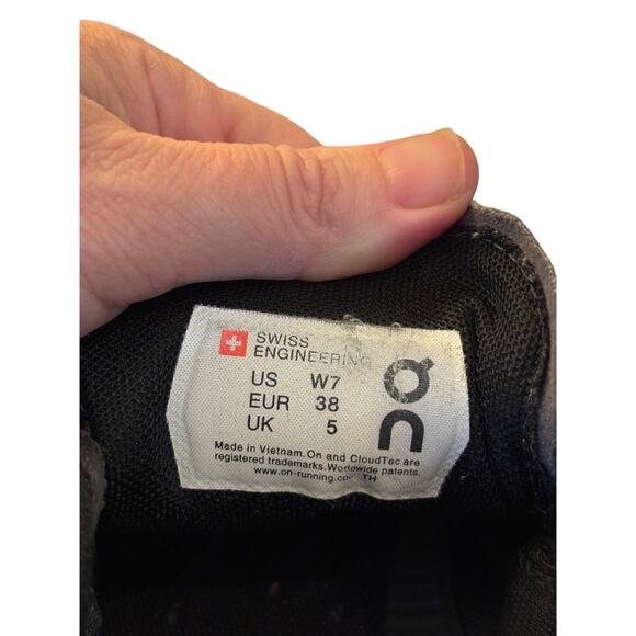 On Running Women's Sneakers - Black and Tan - Picture 9 of 10